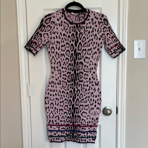 Roberto Cavalli Dresses & Skirts - NWT Roberto Cavalli Leopard Cherry Blossom Bodycon Dress